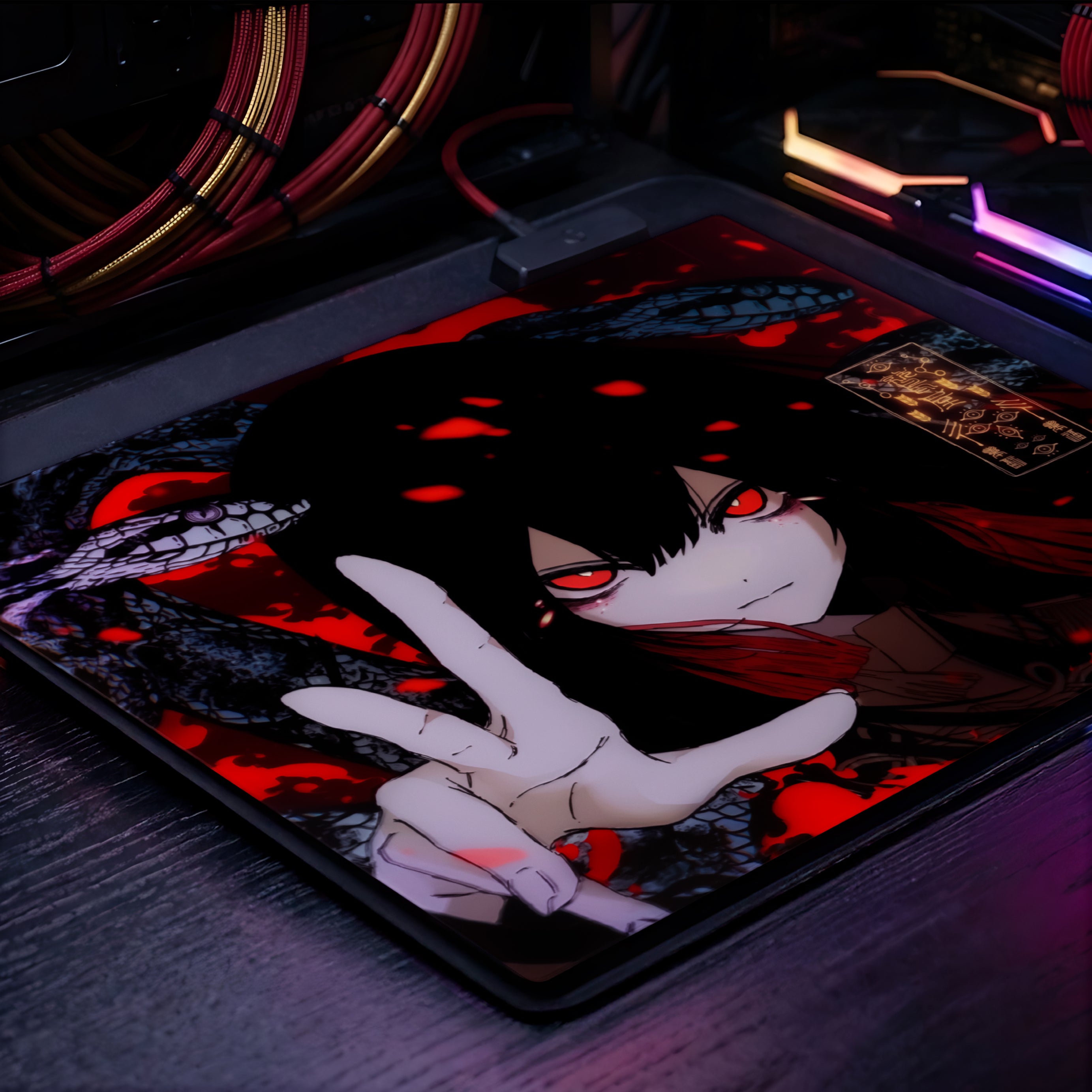 AbyssGaming Scarlet Glass Mouse Pad