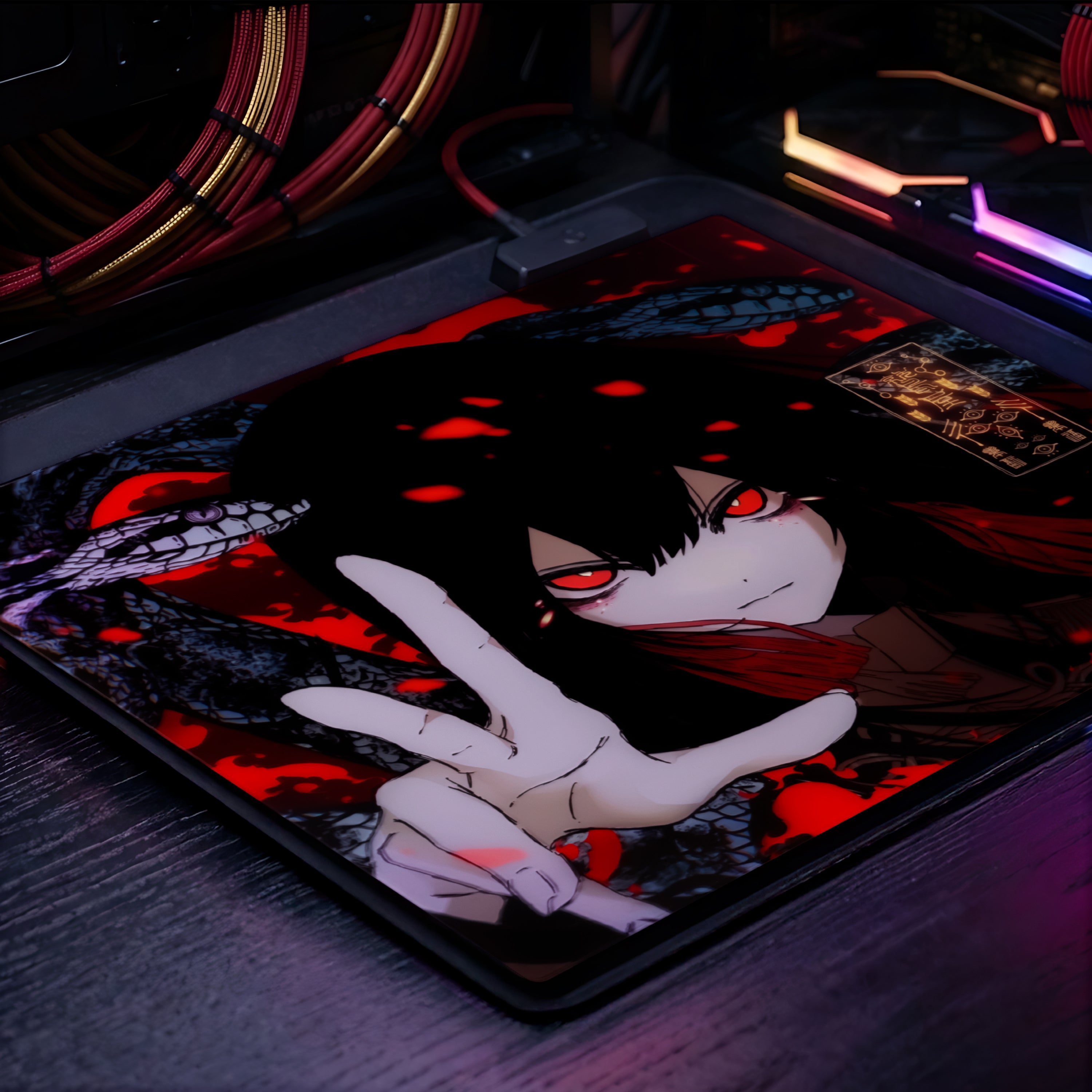 AbyssGaming Scarlet Glass Mouse Pad